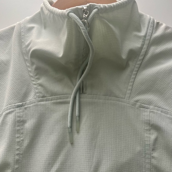NWOT Lululemon Ventlight High Neck Pullover Jacket *Heathered Ocean Air Size 6 - Picture 4 of 6